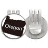 no/no Oregon the united states of amemap Golf Ball Marker Hat Cap Clip smalto magnetico