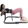 JUDEMII Hip Thrust - Macchina per allenamento dei glutei, pieghevole, con 2 fasce elastiche di resistenza da 14 kg, per allenare i glutei fino a 150 kg, per il fitness a casa