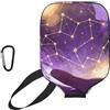 CNTDBU Crystal Ball Stars - Custodia per pagaia in neoprene con tasca a rete, moschettone per borsa da palestra