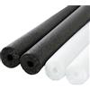 Xdyyjrasa Noodles in schiuma per piscina - Confezione da 4 noodles vuoti galleggianti per piscina, aiuto sicuro antiurto per attività acquatiche, bianco e nero