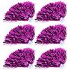 Sorandy Set PON PON da Cheerleader Elastici Durevoli 6 Pezzi per Feste, Balli, Sport, Dorato, Argento, Blu, Verde, Rosa, Rosso, Viola, Rosso (Rosato)