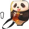 CNTDBU Panda Drink Honey - Custodia per pagaia in neoprene con tasca in rete, moschettone per borsa da palestra