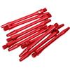 Baoblaze Steli in Lega di Alluminio da 53 Mm con Filettatura 2BA - Confezione da 10, Rosso