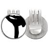 no/no Shaolin Kung Fu Cultura Cinese Modello Golf Ball Marker Cappello Cap Clip Smalto Magnetico