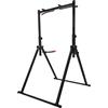 KigerNee Power Tower Dip Station, sbarra per trazioni pieghevole, autoportante, regolabile in altezza, 175-230 cm, stazione multifunzione con barre per dip e schienale per palestra domestica, portata 200 kg