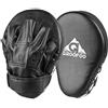GROOFOO 1 Paio Colpitori Boxe Scudo Sciopero Pastiglie Pelle Focus Pads per l'addestramento di Kickboxing Muay Thai Boxe MMA Taekwondo