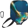 CNTDBU Copertura per pagaia da pickleball a forma di coda di sirena, in neoprene, con tasca in rete, moschettone per borsa da palestra