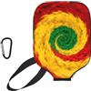 CNTDBU Custodia per pagaia a spirale in neoprene a tre colori, con tasca in rete, moschettone per borsa da palestra