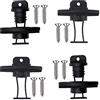 Auxphome - Set di tappi di scarico per kayak, set di 4 e 8 viti, per kayak, canoa, barca, corso, tappo di scarico con accessori di ricambio, compatibile con la maggior parte delle marche di kayak