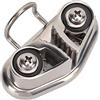 Rjrjc Bitte a camma in Acciaio Inox con Design a Denti progressivi per Cime da 10 mm, Massima Tenuta, Superficie lucidata a Specchio, Ideale per Barche a Vela e Kayak.