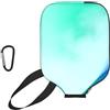 CNTDBU Custodia per pagaia da pickleball, in neoprene, con tasca in rete, moschettone per borsa da palestra, colore: verde-blu