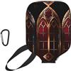 CNTDBU Custodia per pagaia in neoprene con tasca a rete, moschettone per borsa da palestra
