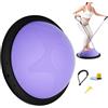 Generic Half Balance Ball Trainer | Stabilità del core | 46 x 19 cm | Fitness Balances Trainer | Palla per esercizi | Allenamento completo del corpo | Per palestra a casa