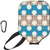 CNTDBU Custodia per pagaia da pickleball, in neoprene, con tasca in rete, moschettone per borsa da palestra