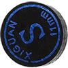 Homyl Puntali in Cuoio Laminato Mm/13 Mm per Stecche da Biliardo O Snooker - Durezza, Nero, 11mm Morbido