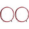 QccHieUs 2X Cavo Acceleratore Marino per Leva di Comando - Rosso