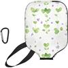 CNTDBU Custodia per pagaia in neoprene con tasca a rete, moschettone per borsa da palestra, colore: viola chiaro