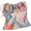 FVDZRFIE Borse Tela Borsa con coulisse floreale in tessuto di cotone, borsa for cosmetici, rossetto, articoli da toeletta, portamonete, borsa in tela(Color4)