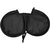 Yhenlovtt Borsa per racchette da ping pong, con copertura, antipolvere, manico per ping ping, in tessuto Oxford, leggero, semicerchio, compatibile con Shell (nero)