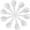 Chatonshen 10 Pezzi Golf Tees Sedia Alta visibilità in Plastica Posizionatore Palla Marcatore Figura Accessorio Adatto per Partecipanti Gara Golf Dono, Bianco