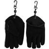 LatoYard Guanti da pesca all'aperto con forte magnete, rivestimento antiscivolo, presa sicura, per acqua, poliestere, kayak, campeggio, comodi, per adulti, 2 paia