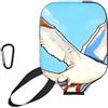 CNTDBU Flying Seagulls - Custodia per pagaia in neoprene con tasca a rete, moschettone per borsa da palestra