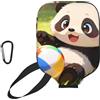 CNTDBU Panda Play Ball - Custodia per pagaia in neoprene con tasca in rete, moschettone per borsa da palestra