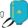 CNTDBU Custodia in neoprene con bandiera del Kazakistan, con tasca in rete, moschettone per borsa da palestra