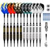 one80 professional perfection Freccette con punta in plastica, 18 g, set di freccette morbide morbide (Classic 2)