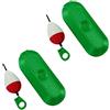 Navna 2Pcs Accessori Da Pesca In Miniatura Organizzatori Impermeabile Tasca Pesca Attrezzatura Contenitore Enduring Outdoor Accessori Organizzatori di Stoccaggio