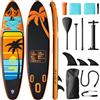 Teoryieer Tavola da paddle gonfiabile per adulti, 320 x 81 x 15 cm Tavola da stand up con pompa e accessori completi, 3 alette, SUP stabile per escursioni e surf, adulti e adolescenti (fino a 135 kg)