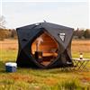 Generic Tenda da sauna portatile per 3-4 persone, montaggio rapido, isolata termicamente, per esterni, per cortile, palestra, campeggio