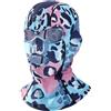 HomeVortex Maschera per il viso per nuoto e immersioni, protezione solare, per uomini e donne (blu rosa)