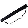 lemgyiamz Porta Canne da Pesca in Tela, Borsa da Pesca 130x13cm per 2-3 Canne, Sacca Porta Canne da Pesca Pieghevole con Tracolla Regolabile, Nero