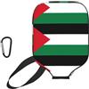 CNTDBU Custodia per pagaia con bandiera dello Stato della Palestina, in neoprene, con tasca in rete, moschettone per borsa da palestra