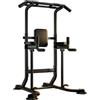 JSBHZZMB Power Tower Pull Up Bar Station, Adjustable Height Dip Station, 180 KG/400 LBS Free Standing Multi-Function Strength Training Fitness Workout Equipment for Home Gym
