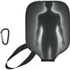 CNTDBU Frost - Custodia per pagaia in neoprene a forma di vetro per pickleball, con tasca in rete, moschettone per borsa da palestra