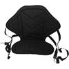 Outanaya Seggiolino Gonfiabile per Kayak Schienale Ergonomico Oxford Nero, Cuscino Traspirante e Supporto Comodo per attività Outdoor