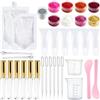 NlsqEU - Set di rossetti per labbra fai da te, set di rossetti per ragazze fai da te, kit per lucidalabbra, regalo per donne