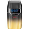 VGR Rasoio Elettrico a Lamelle per Uomini - 9000 RPM - Ricaricabile USB-C Senza Fili con Batteria da 150 Minuti - Rasoio da Barbiere Professionale per Sfumature sulla Pelle - Macchina da Barba per