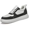 Generisch 2026 scarpe con rialzi da uomo, 6/8/10 cm, unisex, regolabile in altezza, scarpe casual con rialzi, scarpe antiscivolo e traspiranti, scarpe da ginnastica da uomo a quadretti, grigio., 42 EU