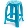 Acan Tradineur - Sgabello in plastica, prodotto in Spagna casa o lavoro, 46,2 x 36,5 x 37 cm, colore: blu (1 pezzi)