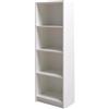 Arrocco Libreria Verticale a Colonna da Terra 50x31x113 cm, Libreria Salvaspazio a 3 Ripiani, Design Aperto per Ottimizzare lo Spazio, Ideale per Soggiorno, Ufficio e Camera da Letto