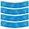 G2PLUS 4PCS Ghirlanda di Frange Metalliche：Tende Metalliche Blu,300x30cm Tendine per Festa,Decorazioni di Compleanni,Matrimoni,Battesimi,Baby Shower,Sfondo Fotografico