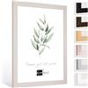 Bildershop-24 Cornice portafoto London beige sabbia opaca 40 x 50 cm, cornice intercambiabile, per foto, poster e puzzle, cornice intercambiabile