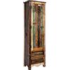 MASSIVMOEBEL24.DE NATURE OF SPIRIT #109 Armadio in legno riciclato - laccato/multicolore 60x40x200