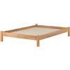 Erst-Holz Solido matrimoniale futon 140x200 in Faggio massello laccato con doghe rigide 60.84-14