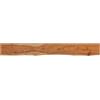 Keeushr Scaffale da parete rettangolare in legno massiccio di acacia, 140 x 20 x 3,8 cm, con bordo naturale, per soggiorno e ufficio