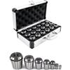 AIRUIXI ER pinza Pinza ER impostata AA 0,003 mm ER11 ER16 ER20 ER25 ER32 ER40 for portautensili for tornio di fresatura CNC(ER20-(15pcs) AAA)