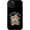 Weimaraner Designs Custodia per iPhone 11 Pro Weimaraner Floreale tropicale amante dei cani Vintage Botanical